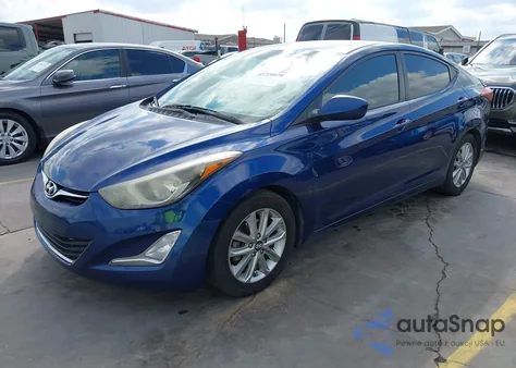 2016 Hyundai Elantra Se z USA, uszkodzony, nr VIN 5NPDH4AEXGH772174